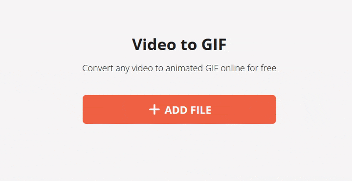 Convert video to GIF online