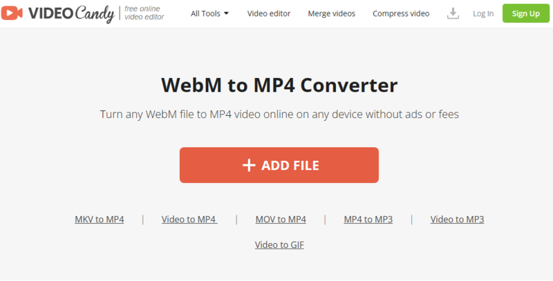 Convert WebM file