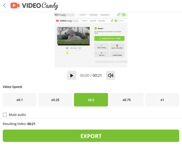 How to Slow Down a Video With Free Online Speed Editor - Video Candy Blog