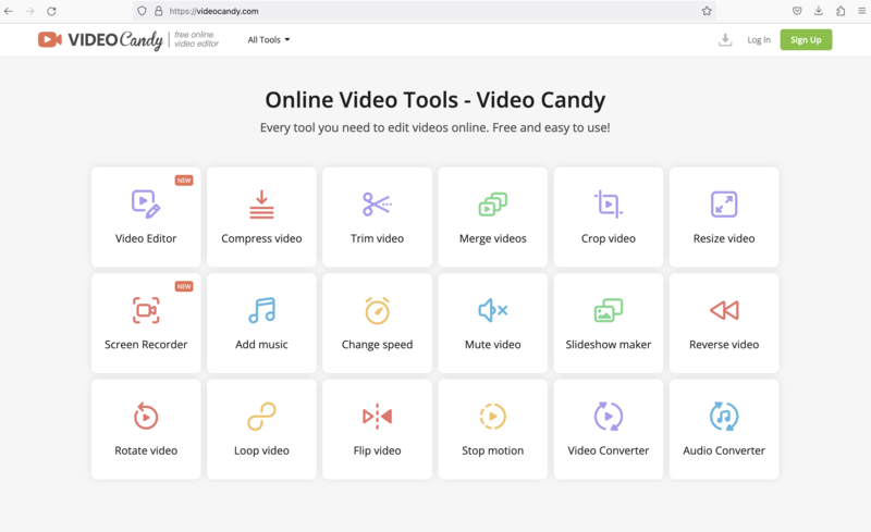 Edit video online for free - other tools