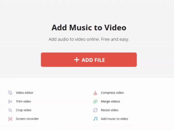 Replace audio in video online