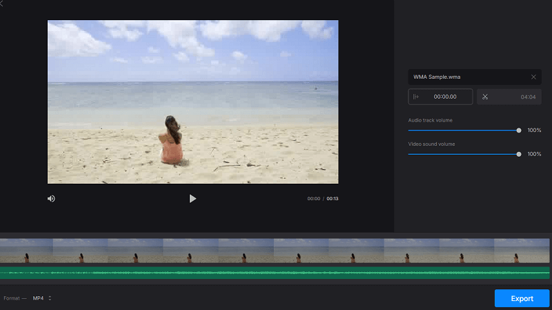 Clideo preview mode