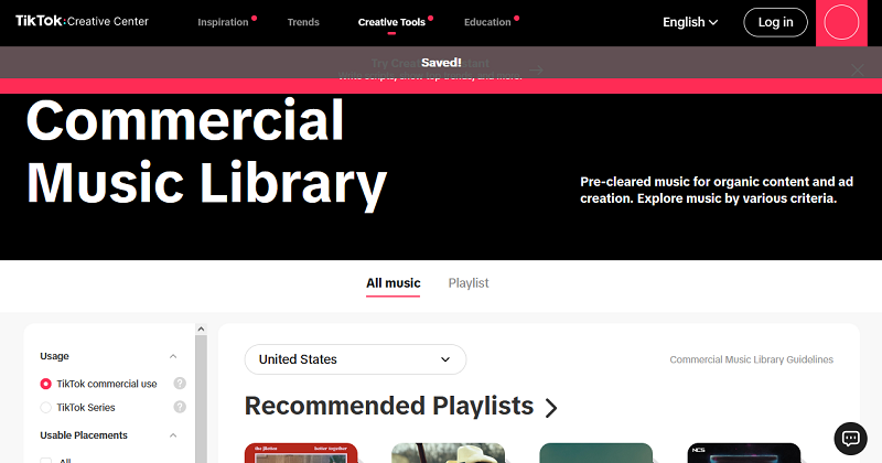 Commercial Music Library