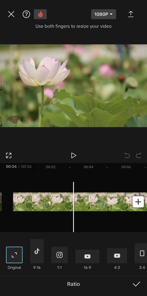 Edit video on iPhone for free with CapCut