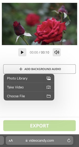 How to add music to a video on iPhone with Video Candy